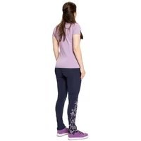 YOWIE NEW LEGGINS navy/világos lila