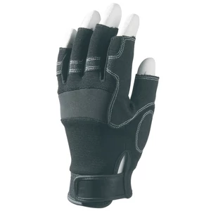 BŐRKESZTYŰ, FEKETE SZINTETIKUS SOFŐR, UJJVÉG NÉLKÜL