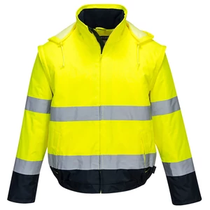 C464 - Hi-Vis 2 az 1-ben kontrasztos Essential Lite bomber kabát C464 - Hi-Vis 2 az 1-ben kontrasztos Essential Lite bomber kabát