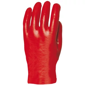 MÁRTOTT PVC KESZTYŰ, PIROS