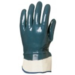 MEREV MANDZSETTÁS VÉGIG MÁRTOTT KÉK NITRIL KESZTYŰ