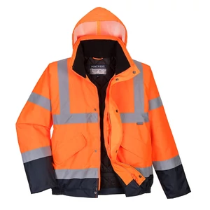 S266 - Hi-Vis kéttónusú bomber kabát
