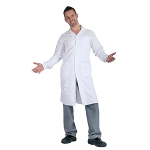 FERN hosszúujjú férfi köpeny fehér FERN hosszúujjú férfi köpeny fehér