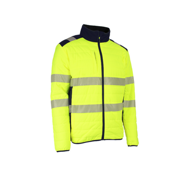 FLAKE FLUO SÁRGA/SÖTÉTKÉK THERMO DZSEKI