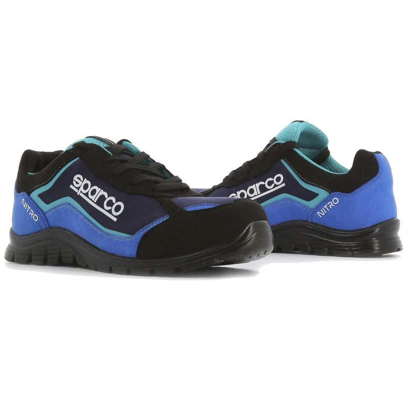 Sparco Nitro munkavédelmi cipő S3 (fekete-kék)