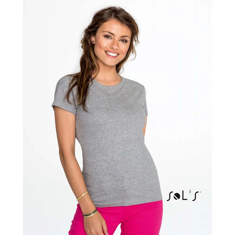 IMPERIAL WOMAN ROUND COLLAR T-SHIRT